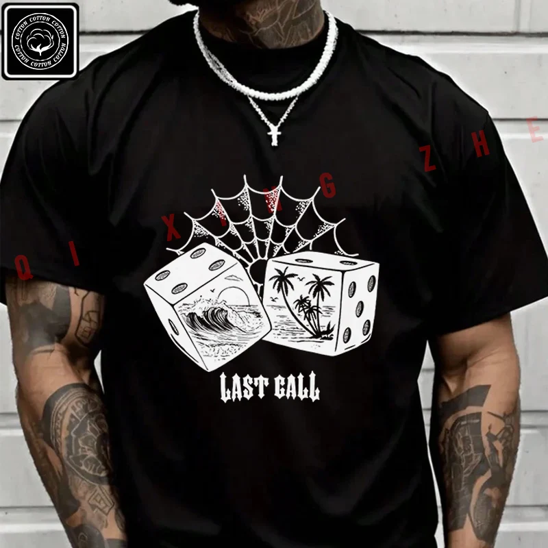 

Motorcycle LAST CALL Hot Hand Men's And Women's T-shirt Summer Cotton Short Sleeved Casual Basic TShirt Tops
