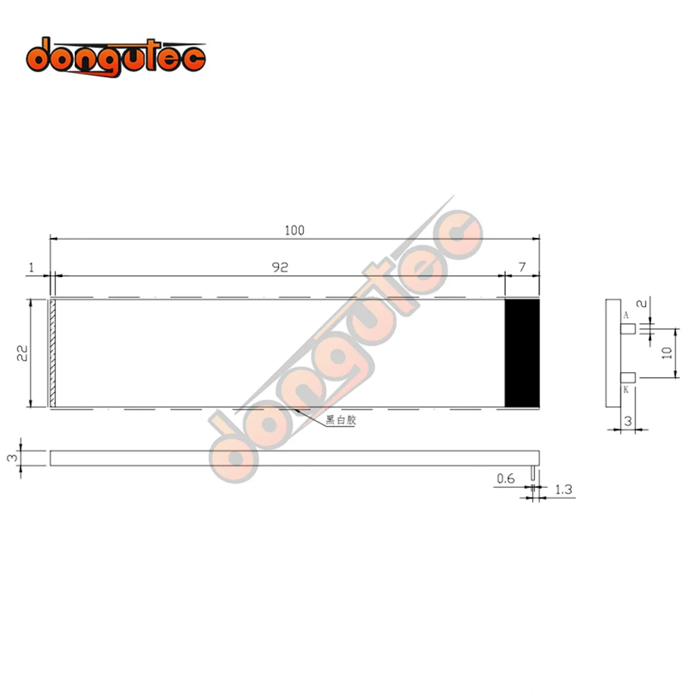 EDS806 LCD Backlight Blue White Yello Color