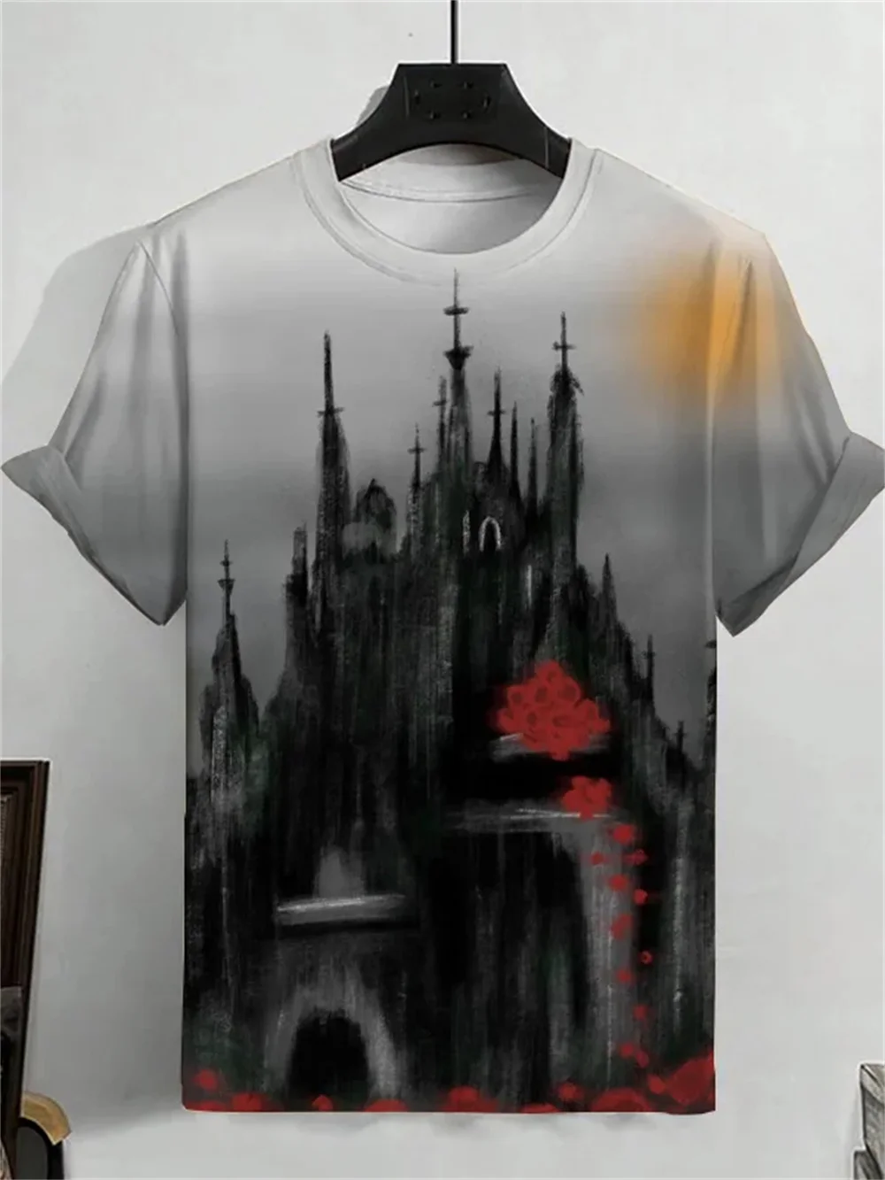 مضحك البطريق الجرافيك الرجال تي شيرت 3D طباعة عارضة مريحة قصيرة الأكمام المحملات الإبداعية شخصية تصميم جولة الرقبة الملابس