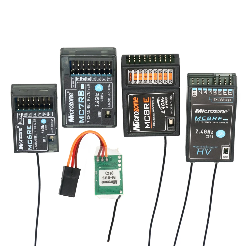 rockible Récepteur 2.4G 6CH MC6RE pour Quadrirotor Télécommandé MC6C