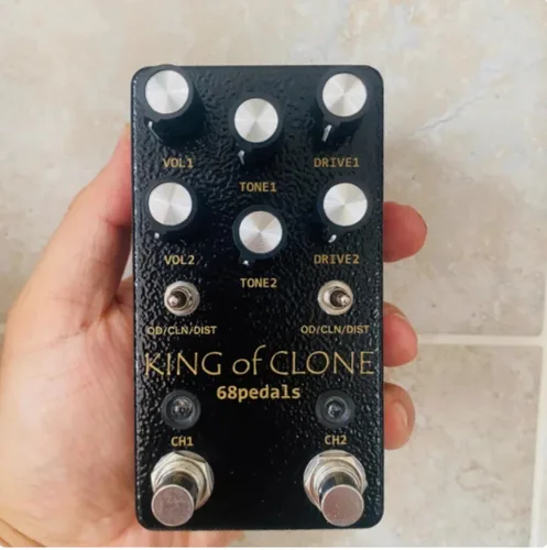 68 pedales King of Clone Overdrive Efectos Overdrive, Pedal de guitarra