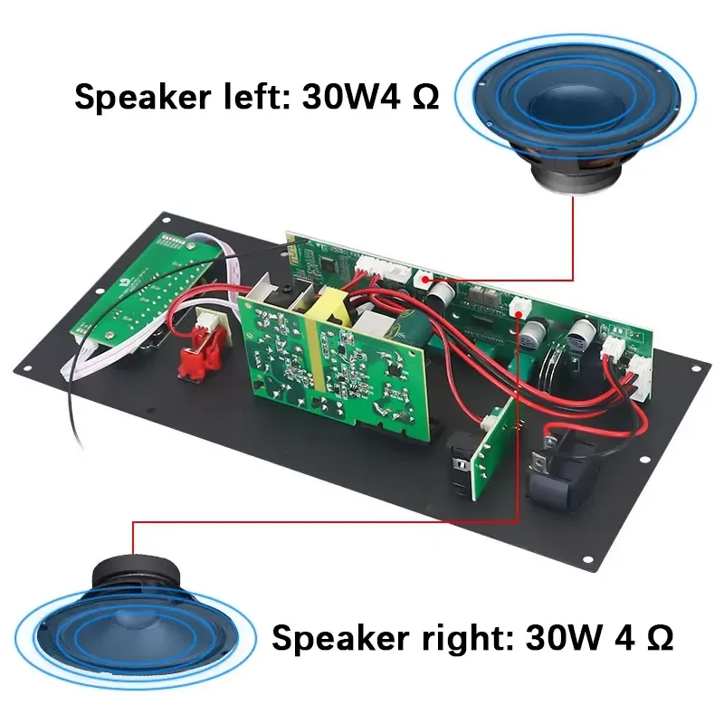 High Power BT Speaker Amplifier main board Outdoor Speaker Retrofit Accessories Amplifier Board JYWD Model 2.0