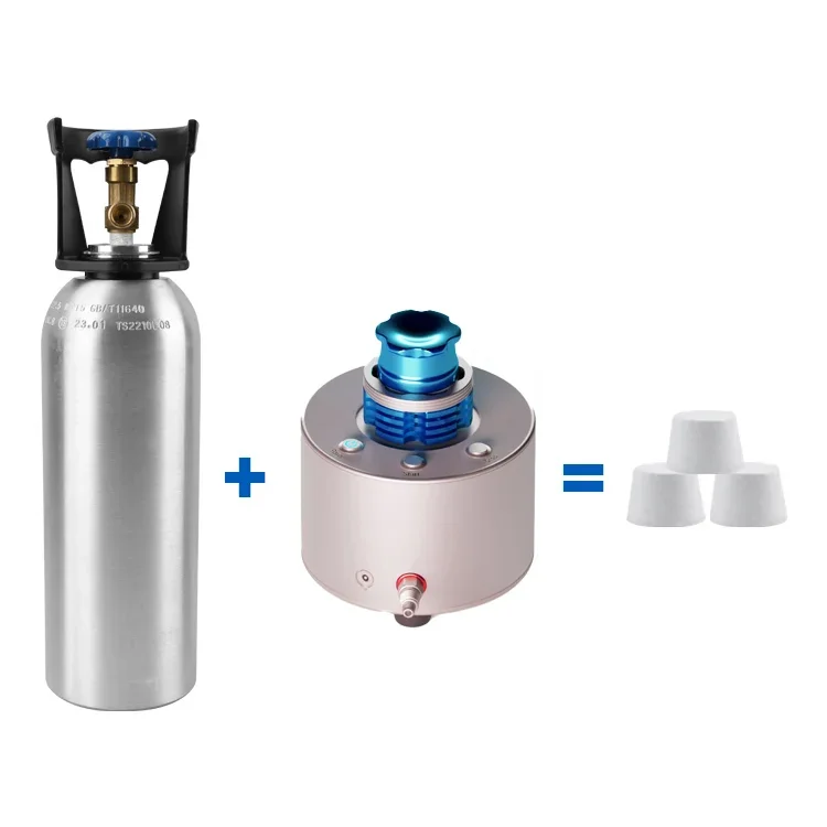 

Restaurant Equipments Frozen Seafood Creative Catering CO2 Ice Maker Intelligent Edible Dry Ice Machine Manufacturers