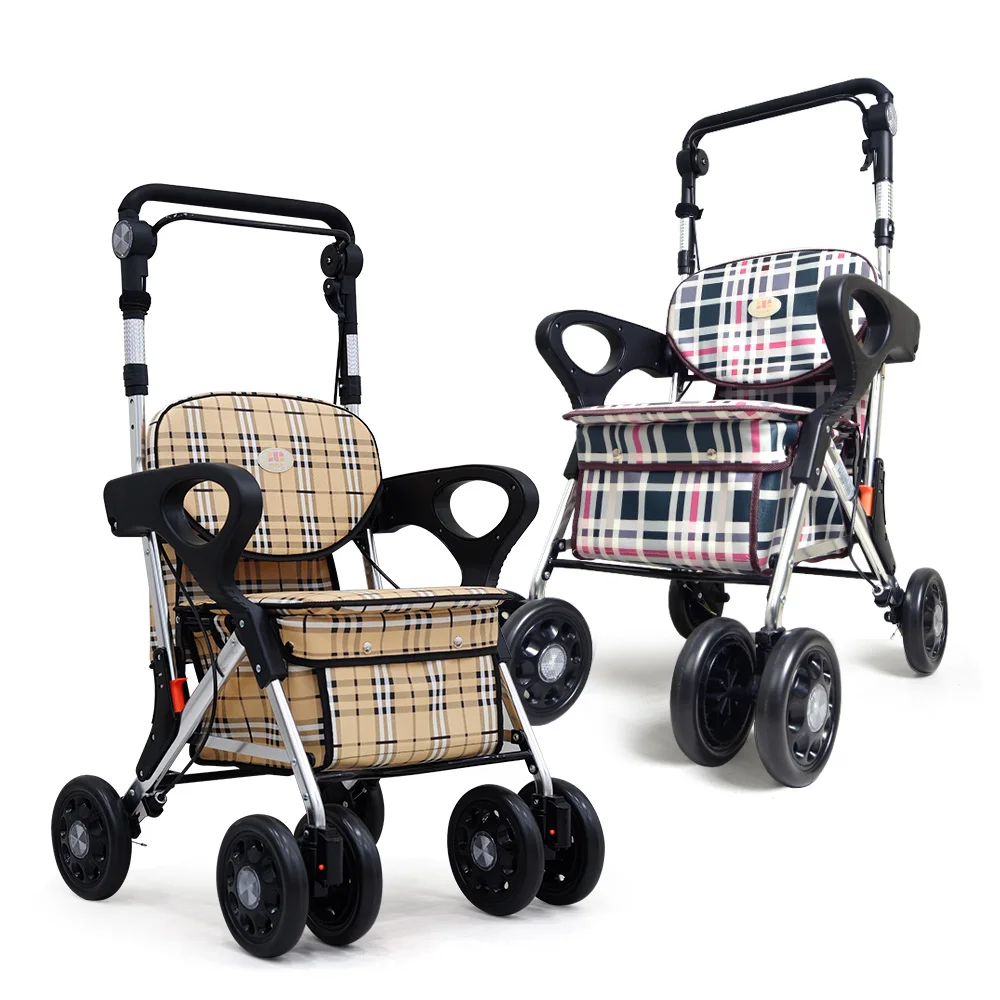 Aide à la marche Pianian Prime Walker Rt-0324 rose bleu Walker