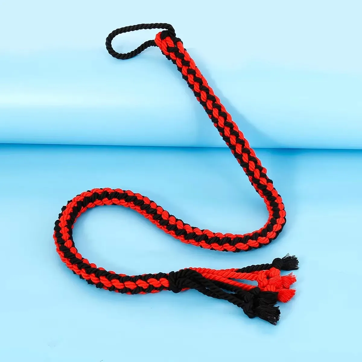 

120CM Rope Weave Horse Whip for Riding Bull Spanking Paddle - Equestrian Equipment