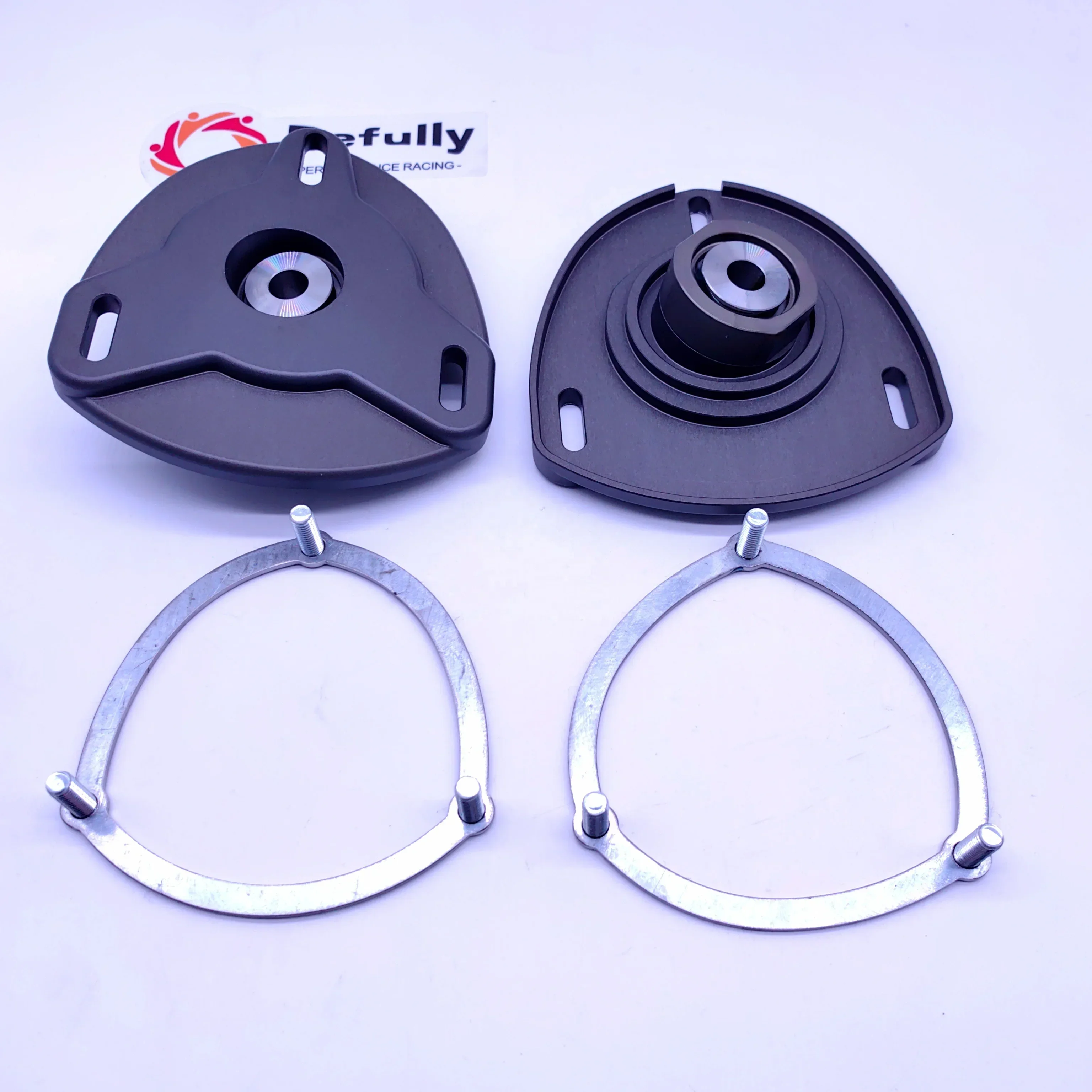 Quick Change Camber Plates Kit For Porsche 996/997 C4 And Turbo Billet Aluminium Made With Spherical Bearings Improved Shock