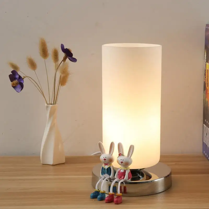 

Touch Sensor Table Lamp Bedside Lamp Remote Control Girl Small Night Lamp Bedroom Wireless Charging Warm Wedding Lanter