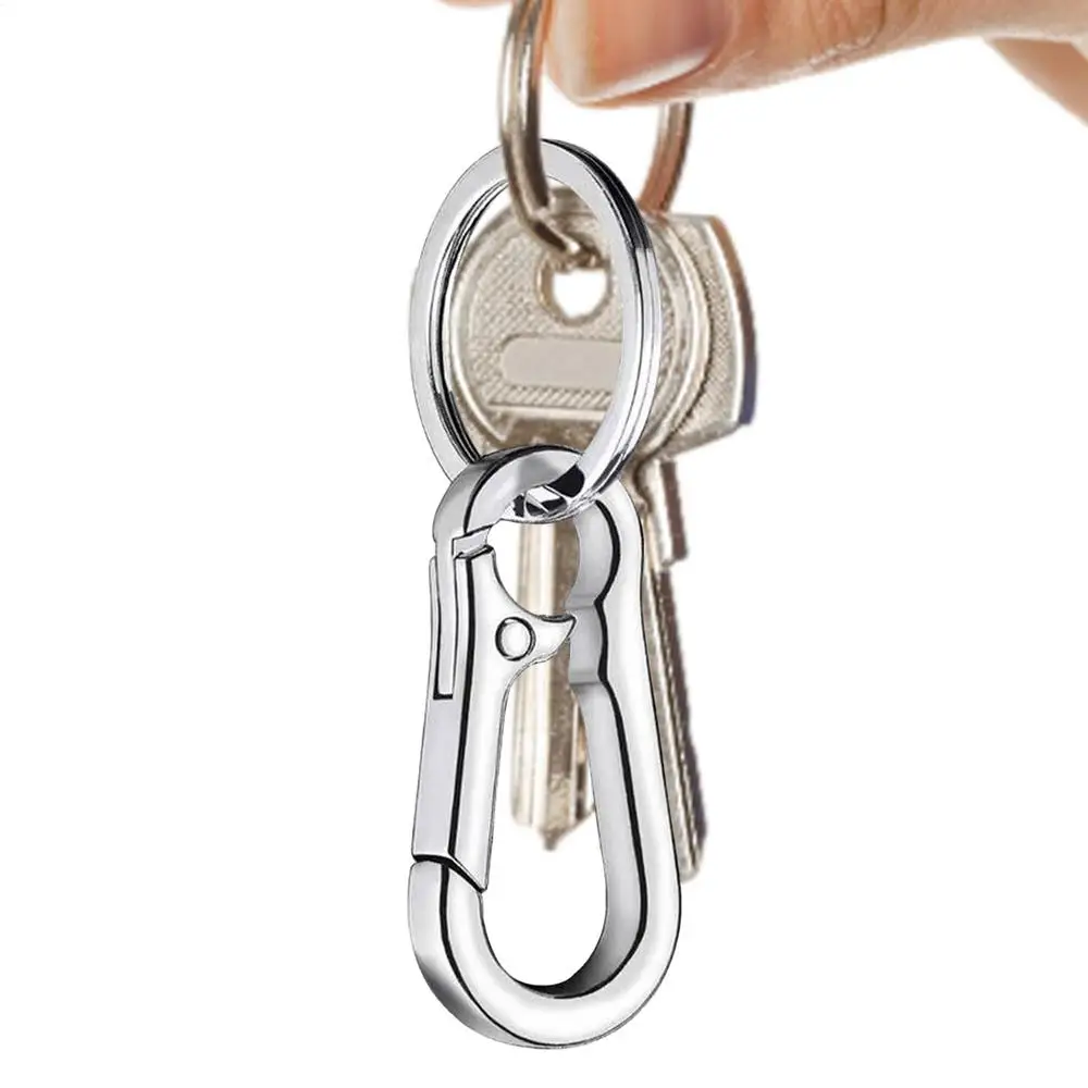 Anti-verloren Auto Schlüsselbund Zink-legierung Auto Schlüssel Kette Schlüsselring Kürbis Schnalle Karabiner Schlüsselbund Auto Schlüssel Ring Hängen Schnalle für Auto – Detail 10