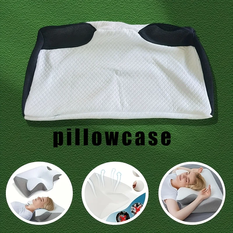 Memory Foam Pillowcase Cervical Pillowcase Pillow Protector Bedding Pillow Cases Cover Cooling Fabric Portable Home Holiday Gift