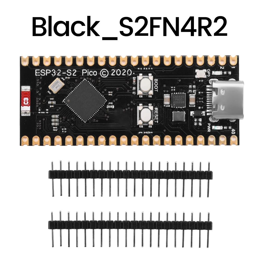 ESP32-S2-Pico _S2FN4R2/ESP32-S2-Pico S2FH4 Development Board WIFI Module Demo Board Type-c Interface Unsoldered Pin Strip