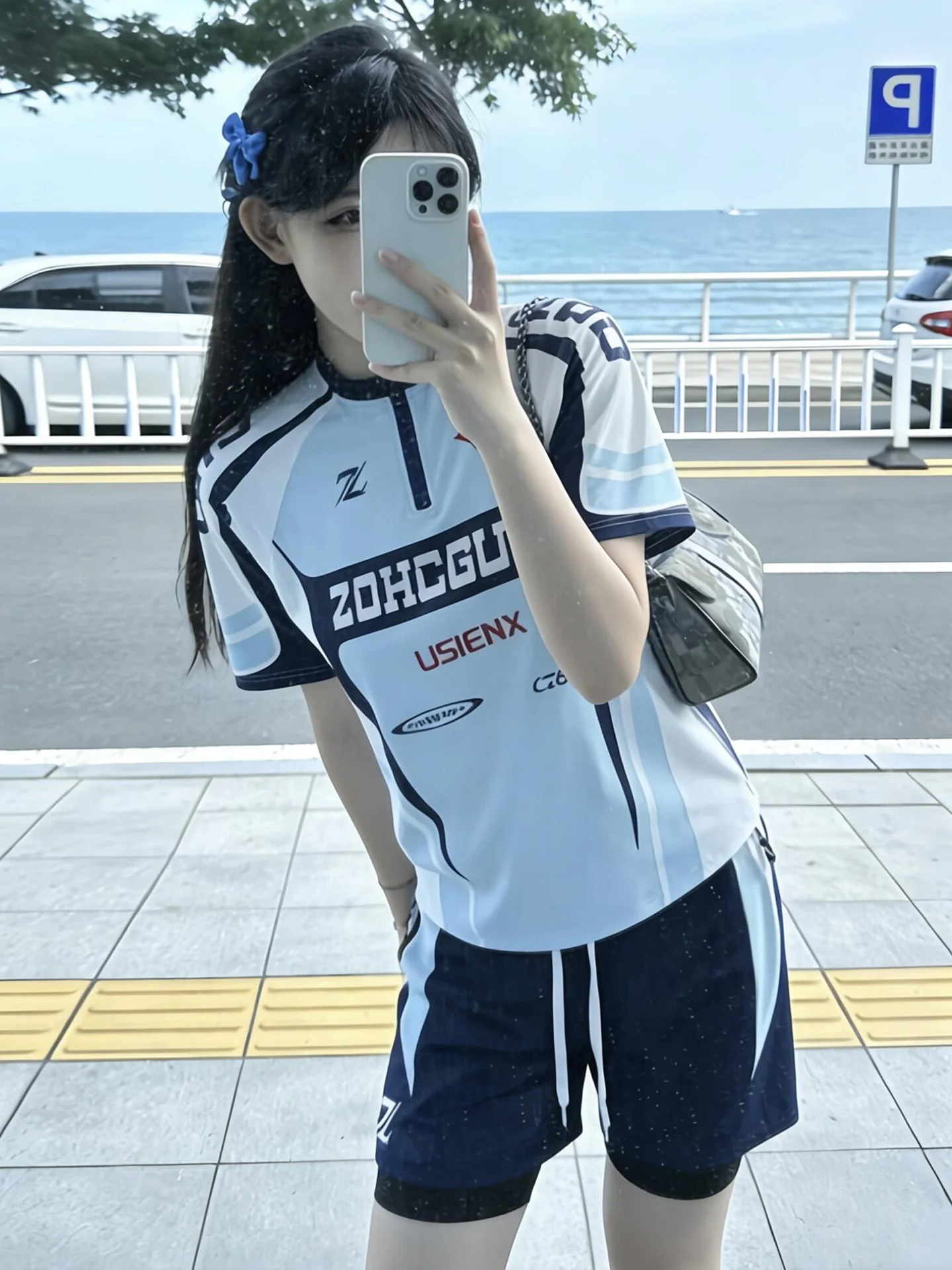 Traje de Baño Conservador de Dos Piezas, Camiseta de Manga Corta, Deportivo, de Secado Rápido, Transpirable, Conjunto Deporti...