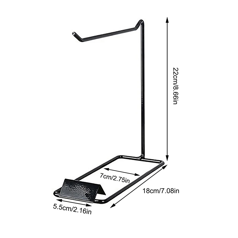 Dresser Metal Display Holder Keychains Hanging Clip Plastic Trinket Tabletop Jewelry Holder