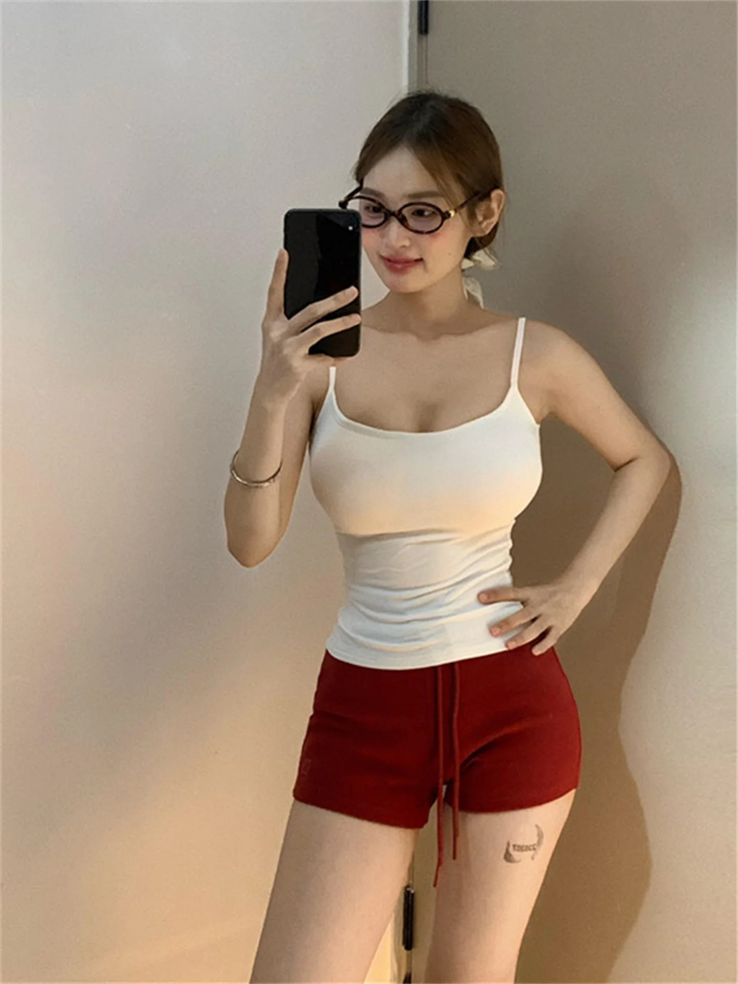 حار فتاة حزام سترة المرأة الصيف ملابس خارجية مع وسادة الصدر جميلة با الداخلية مباراة التخسيس تنوعا أعلى