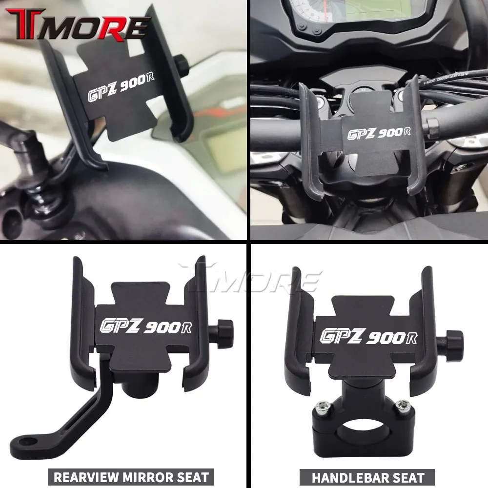 For Kawasaki GPZ900R GPZ 900R GPZ900 R Motorcycle Accessories Handlebar Rearview Mobile Phone Holder GPS Stand Bracket