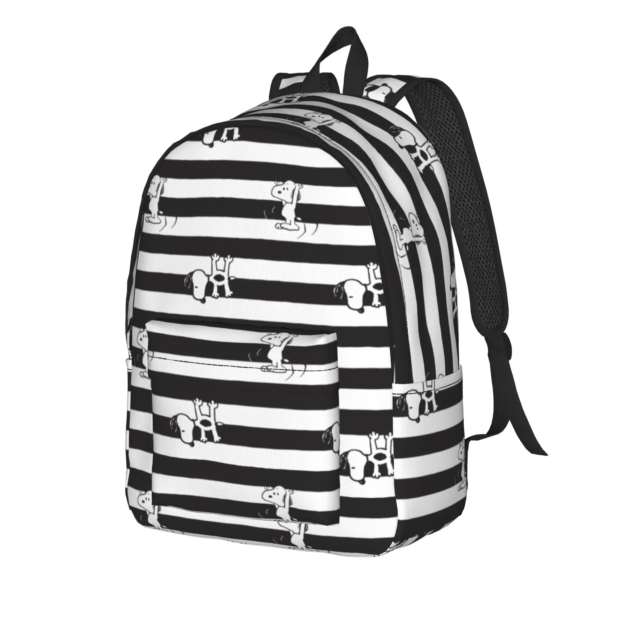 S-Dog-Snoopies Cartoon Backpack for Men Women Casual Student Hiking Travel Daypack  Laptop Computer Shoulder Bag Durable
