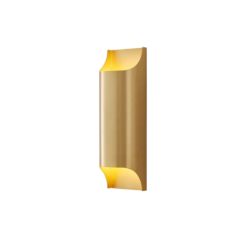 

New all-copper wall lamp modern minimalist designer creative study living room aisle bedroom background wall stairs