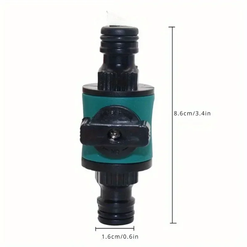 16 mm Gelenk 1/2 Zoll bis 16 mm Schnellkupplung mit Ventil Gartenbewässerungssystem Schnellkupplungen Zubehör Gartenbedarf