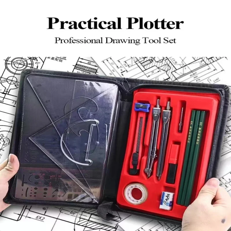 SP-260 Machinery Combination Plotter, Desenho Bcompasses Set, Engenharia Civil, Engenharia Arquitetura, Ferramentas Profissionais