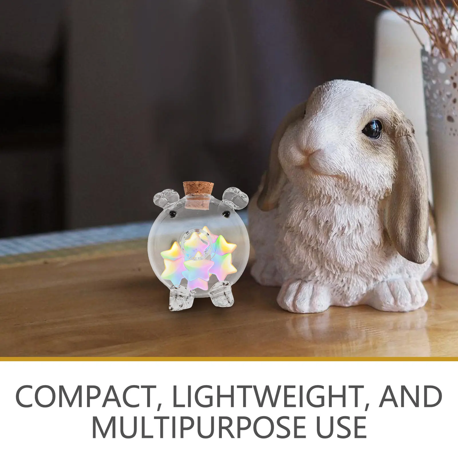 Mini Piggy Bank Glass Money Box Transparent Pig Shaped Desktop Saving Jar Creative Piggy Bank Clear Glass Pot Pig-Shape Boxes