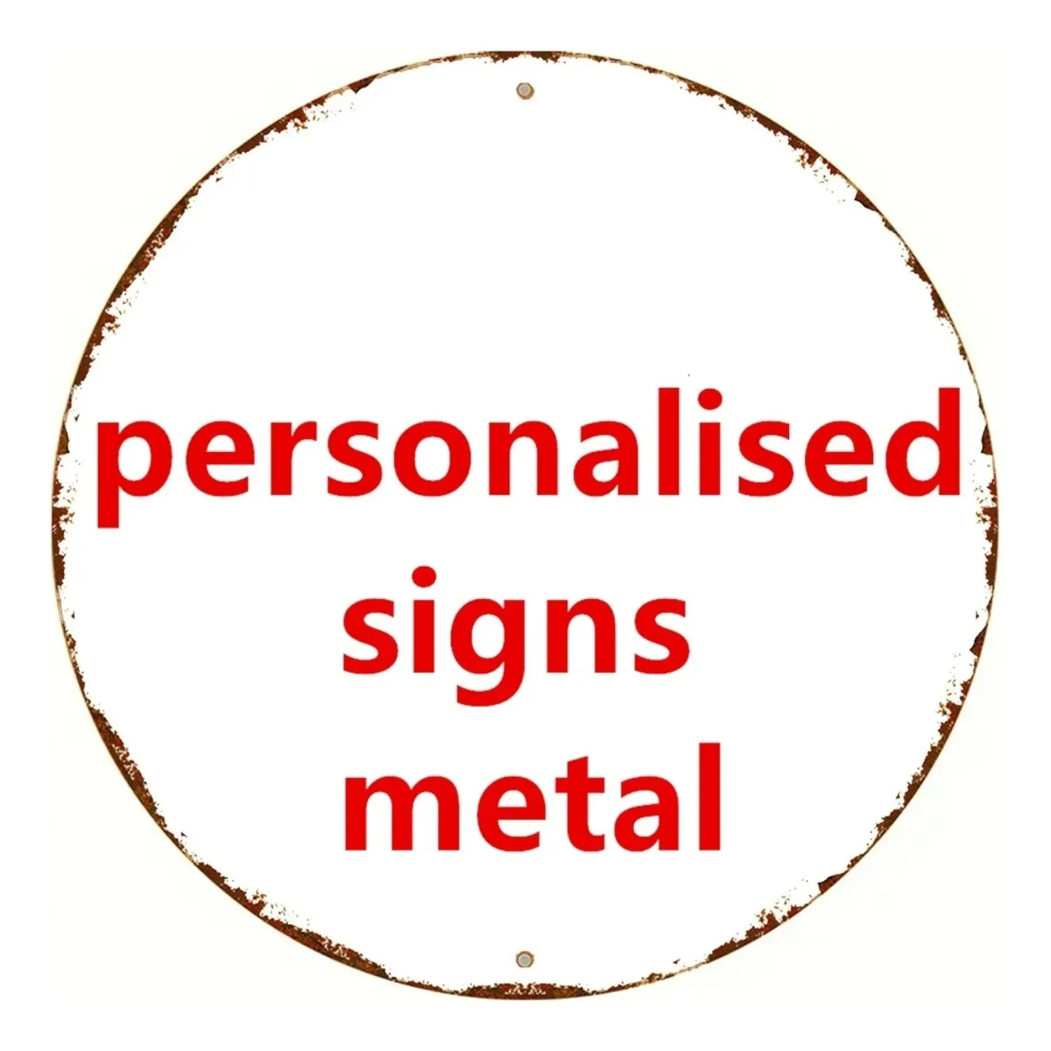 Custom Personalized Vintage Aluminum Sign Waterproof Outdoor Wall Decor for Patio Garden Yard Home Bar Decor