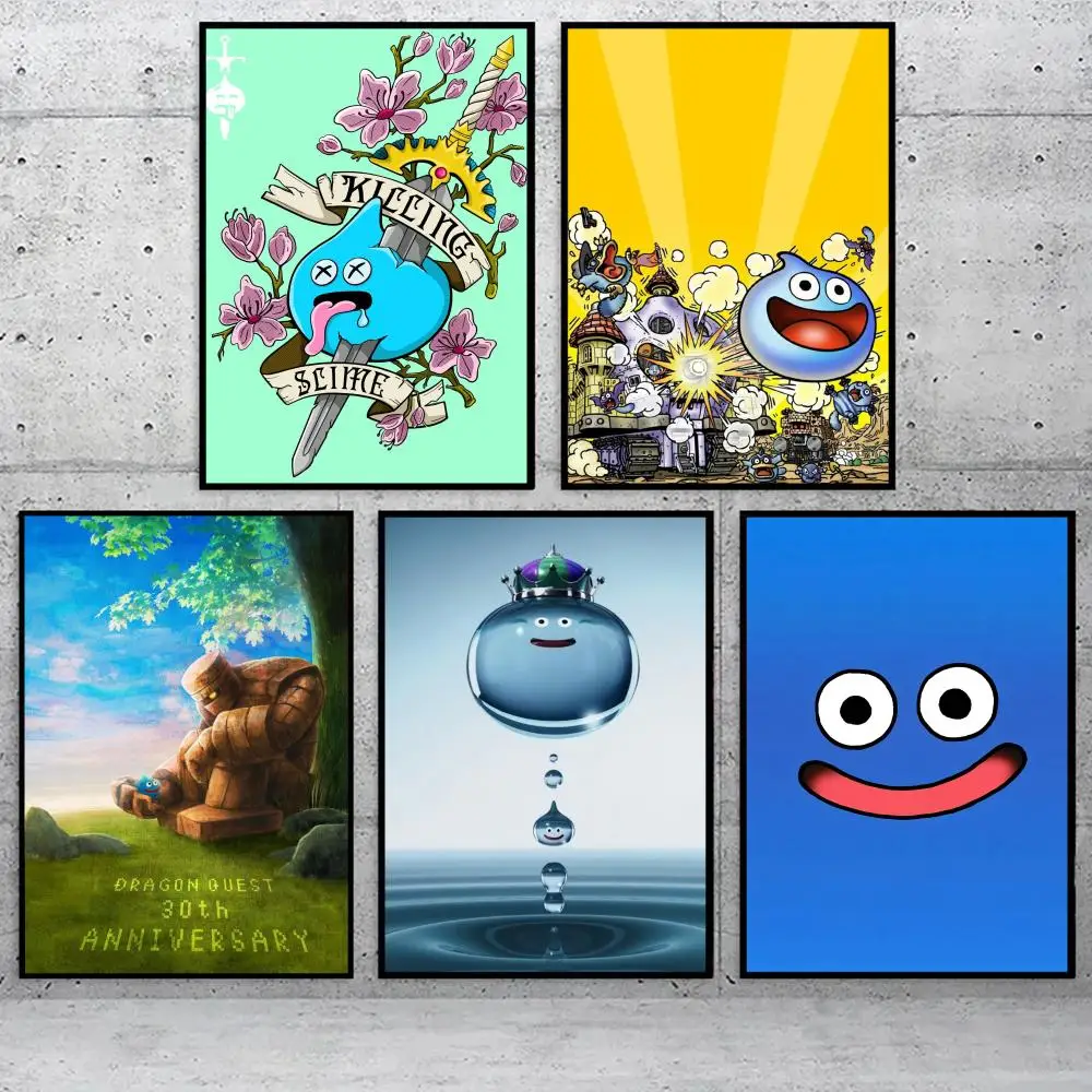 ملصق D-Dragon Quest Slime ملصق - مراجعة Office Quest وسعره