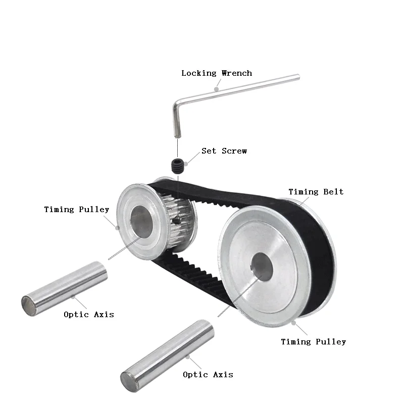 1pcs HTD 5M 30T/35T/40T/45T/48T/50 Teeth Synchronous Timing Pulley Bore 6-25mm AF Type Belt Width 15/20mm