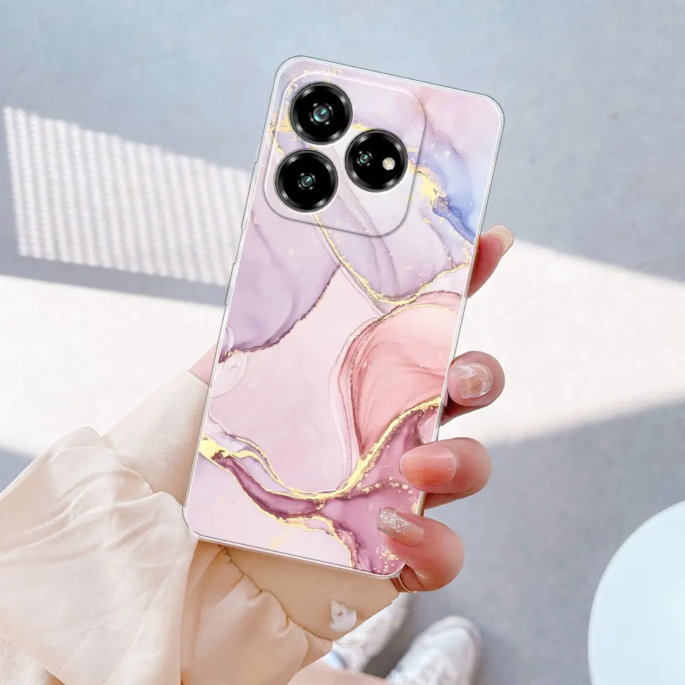 For ZTE Axon 60 4G Case Clear Cover For ZTE Blade V60 Funda Clear Shockproof Soft Silicone Phone Case for ZTE Blade V40S Coque