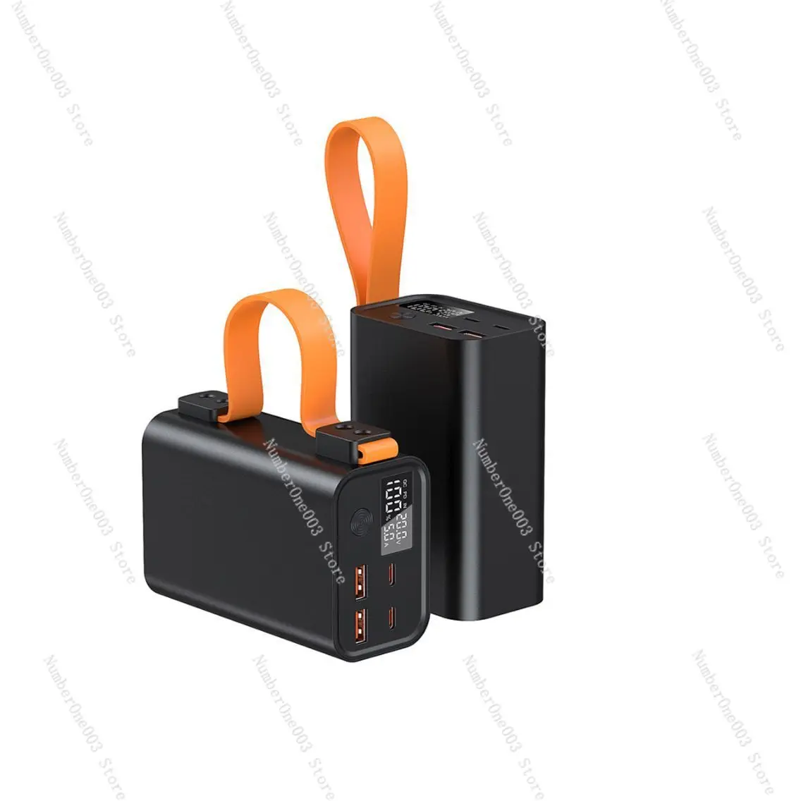 PD100W Fast Charging Laptop Mobile Power Supply, Small Energy Storage with lanyard, Camping Light, 30,000 Capacity