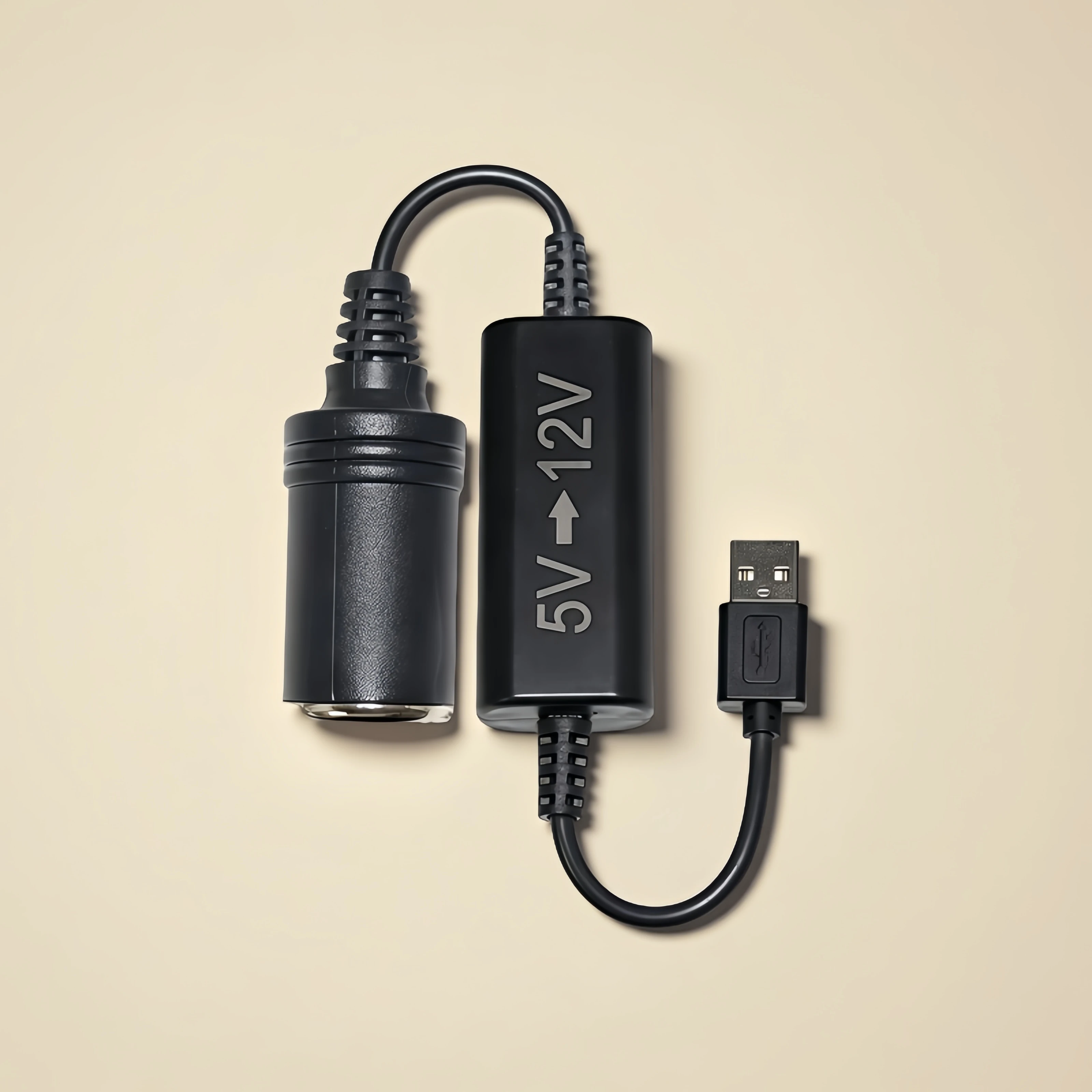 

Wired Auto Boost Converter Adapter 5V USB Port To 12V Car Cigarette Lighter Socket Power Cord Transformer Cable Power Supplies