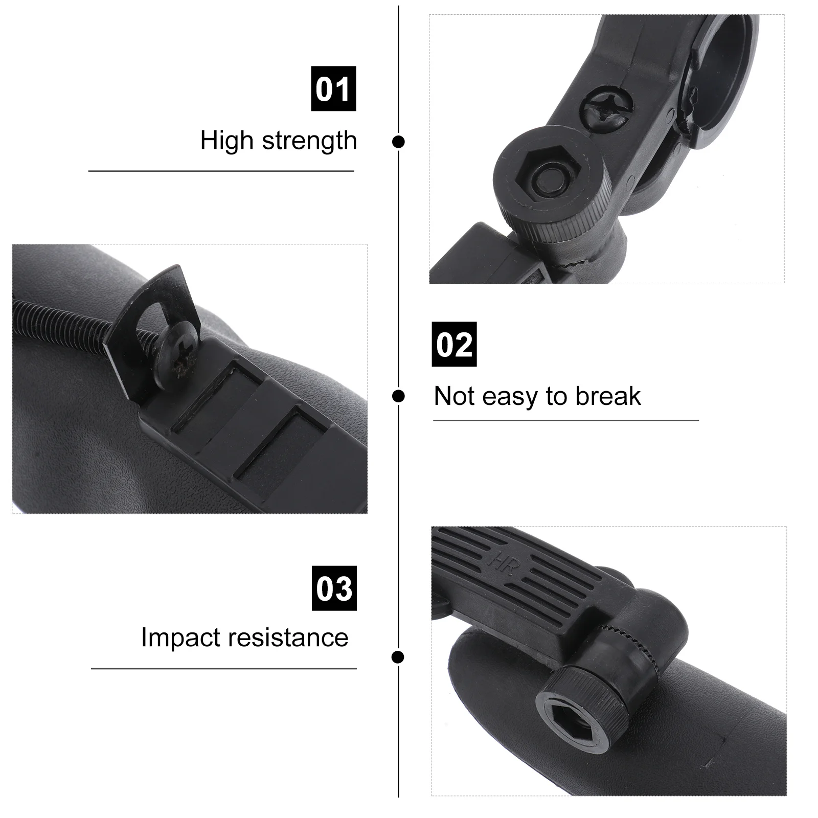 

Mud Guard For Bicycle Road Bike Cycling Riding Equipment Plastic Streamlined Design Durable Water Retention Impact