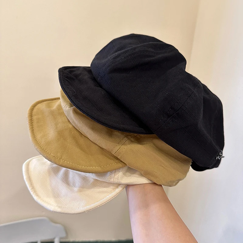 Women Retro Berets for Spring Autumn Octagonal Hats Japanese Style Beret Painter Hats Artist Caps for Travel Shopping & Vacation