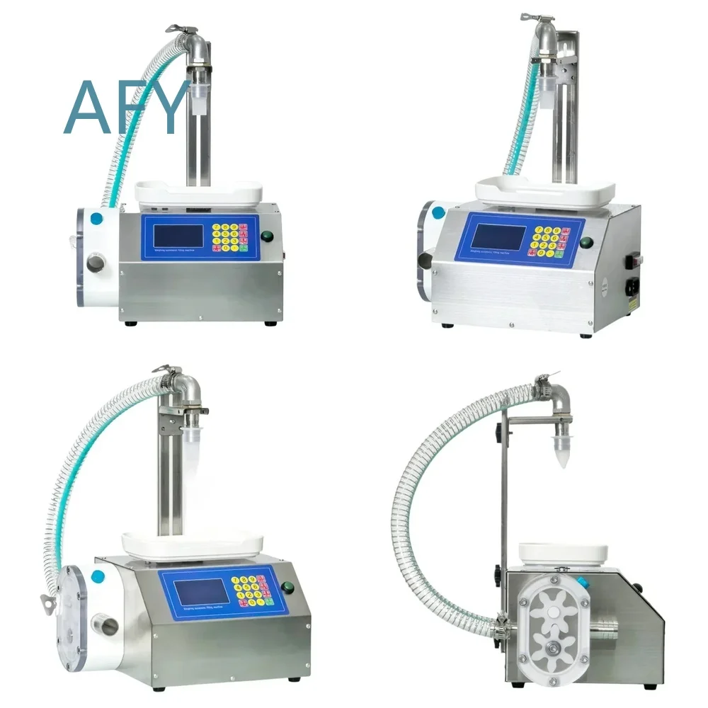 Fully Automatic Flow Weighing Dispensing Filling Machine for Honey Sesame Sauce Edible Oil Glue Viscous Liquid 110V 220V CSY