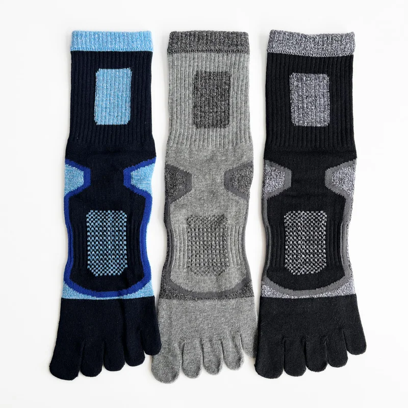 1/3 Pairs Sport Toe Socks Cotton Compression Mesh Sweat-Absorbing Fitness Bicycle Outdoor Basketball Hiking Five Finger Socks