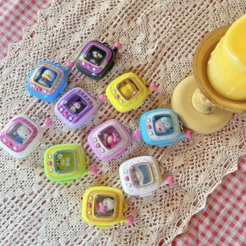 

Sanrio Pocket Elf Series Blind Box Toy Cute Black Beauty Cinnamon Music My Melody Character Backpack Luminous Pendant Gift