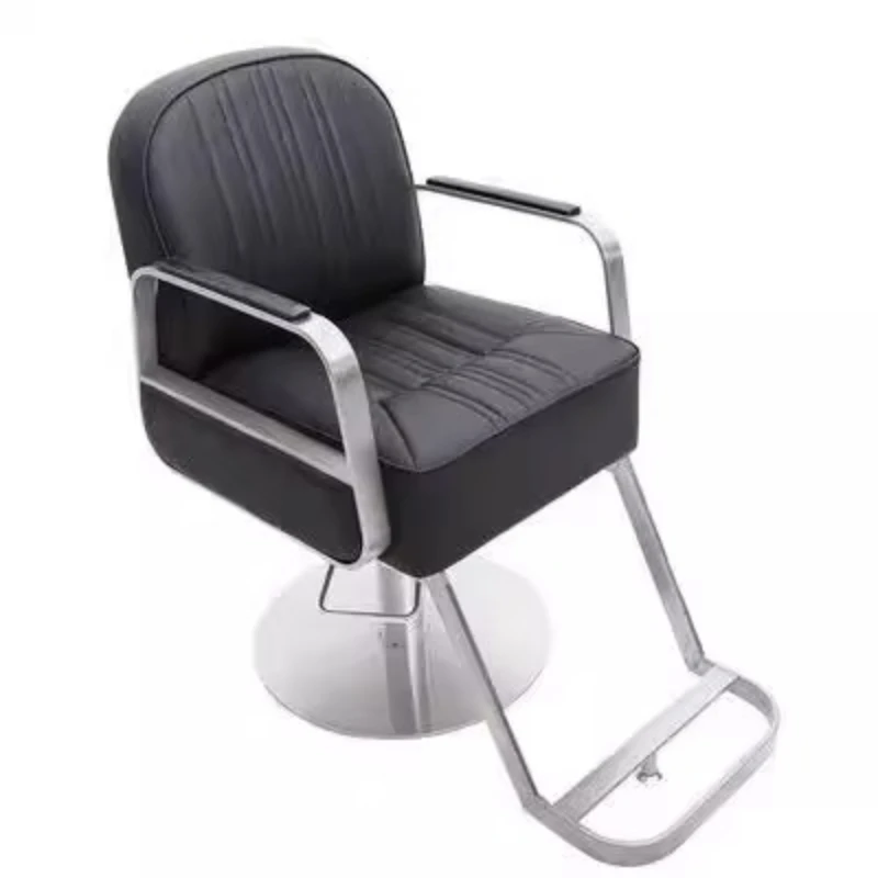 

Simple Japanese hair salon chair, special for hair salon, modern style stainless steel armrest hair salon chair