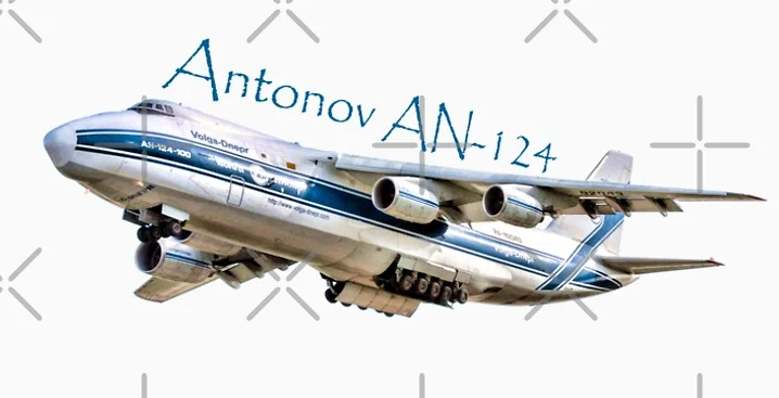 Antonov An-124 Strategic Airlift Aircraft T Shirt. New 100% Cotton Short Sleeve O-Neck Casual T-shirts Loose Top Size S-3XL