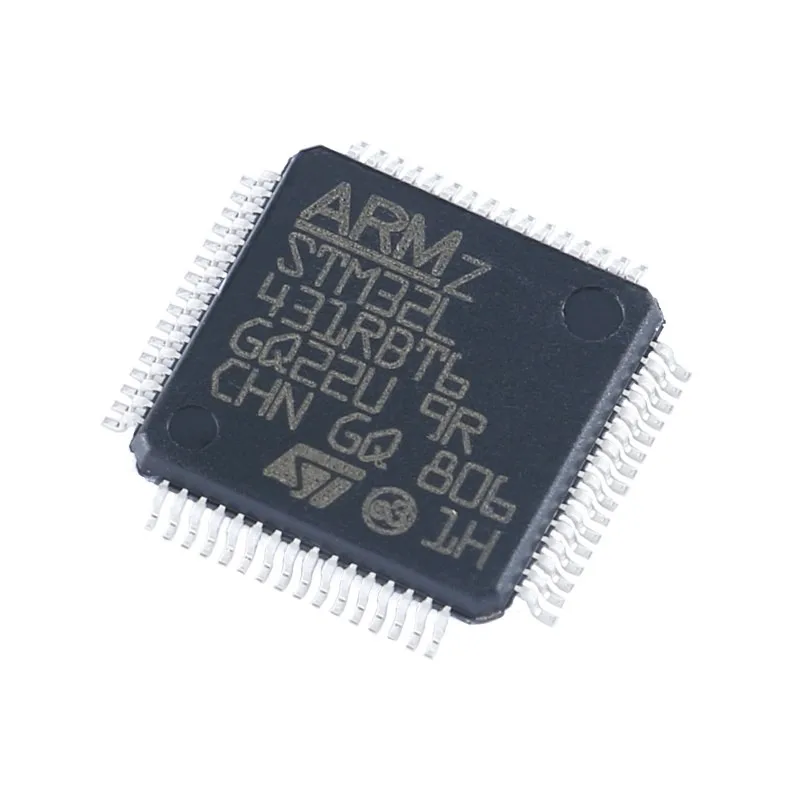 Original Genuine STM32L431RBT6 LQFP‑64 ARM Cortex‑M4 32‑Bit Microcontroller MCU
