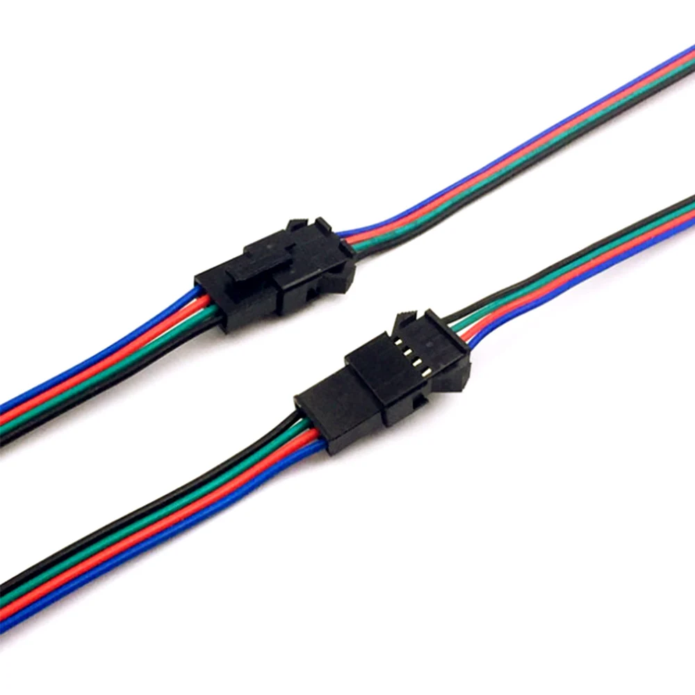 

10 Pairs 2Pin/3Pin/4Pin/5Pin Male And Female JST SM Connector LED Strip Cable