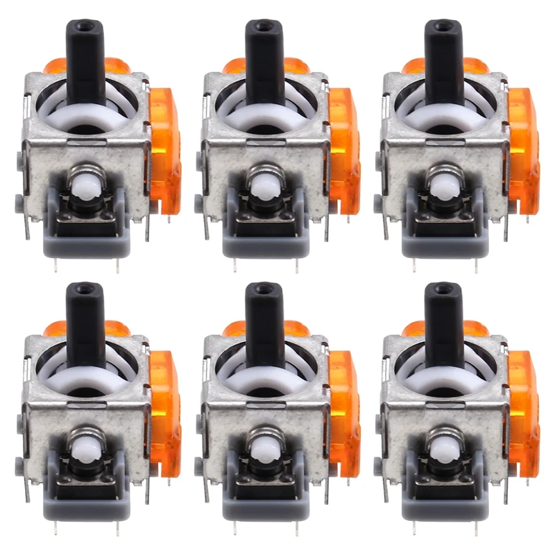 

6PCS For PS5 TMR Electromagnetic Joystick For PS5 Gamepad TMR Joystick 3D Analog Thumb Stick Controller