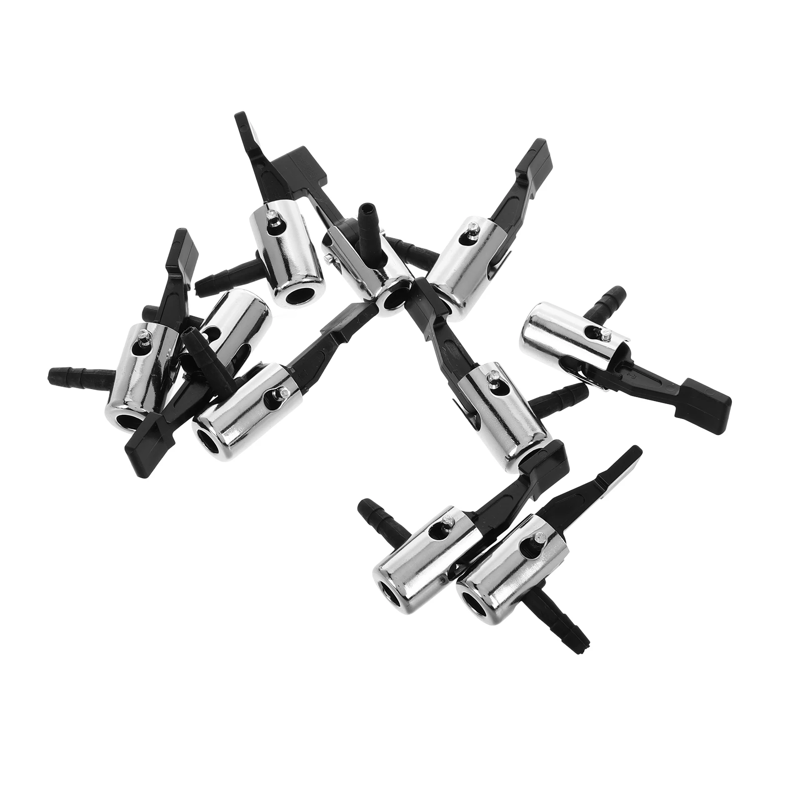 

10pcs Air Compressor Nozzle Attachments Plastic Chuck Adapter for Tires Car Bike Inflator Hose Tire Pump Accessories