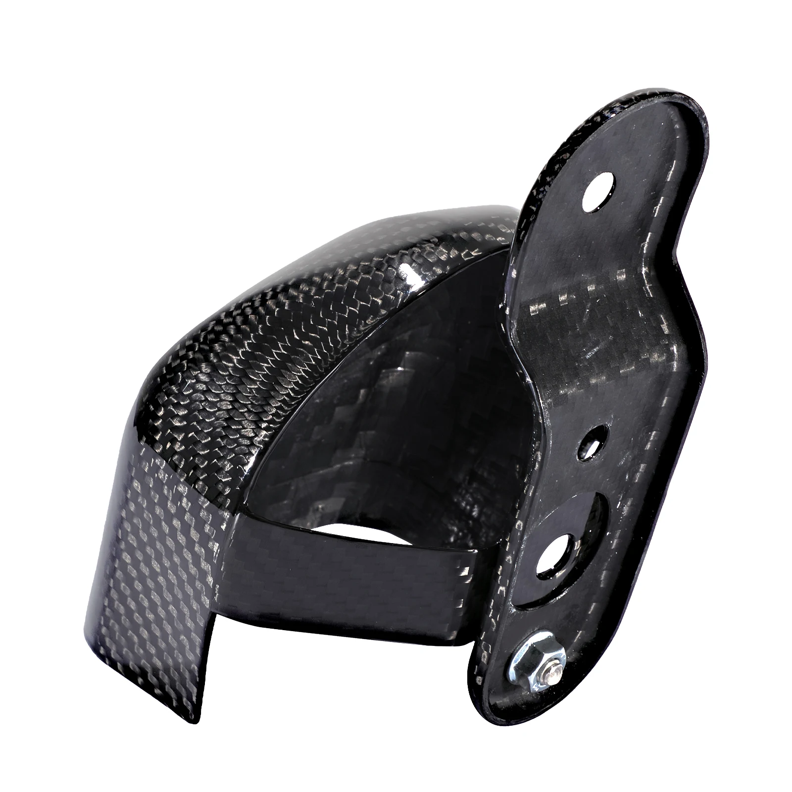 Carbon Fiber Horn Cover With Bracket Mount Fit for Harley Touring Electra Glide Trike Road Street Glide Road King 1993-2023