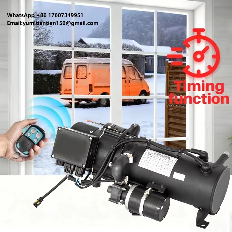 

Parking air Conditioner Built-in Battery 12/24 Dc Parking Cooler Heater Hcalory Portable Water Parking diesel air Heater 5kw 12v