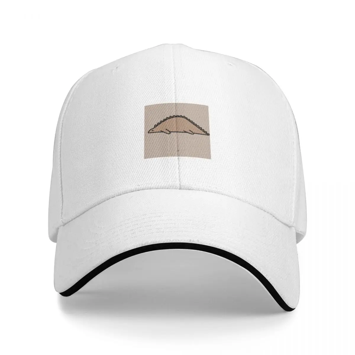 Sleepy beige Dino Baseball Cap Sunhat sun hat Visor Boy Women's