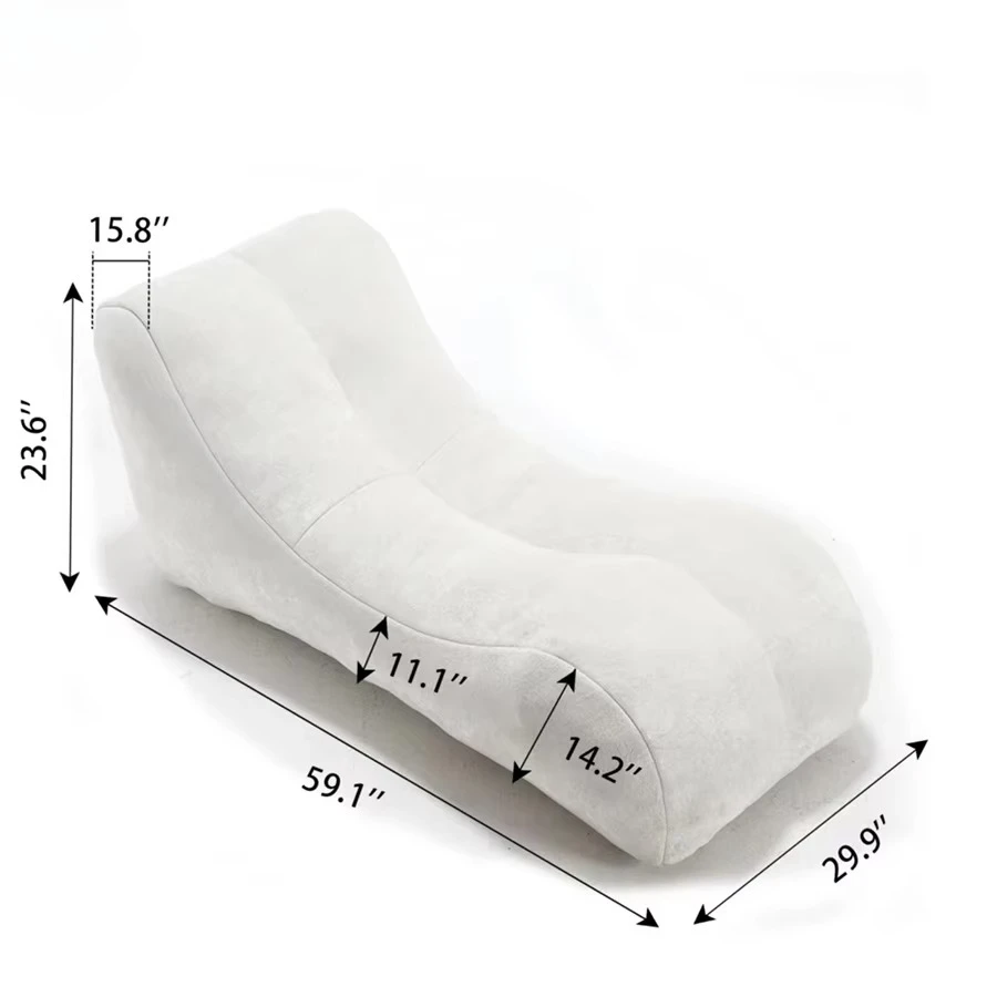 Single Sofa Furniture Living Room S-Shape  Modular Sectional Sofa Lounge Couch Modern Fabric Sectional Compress Sofa