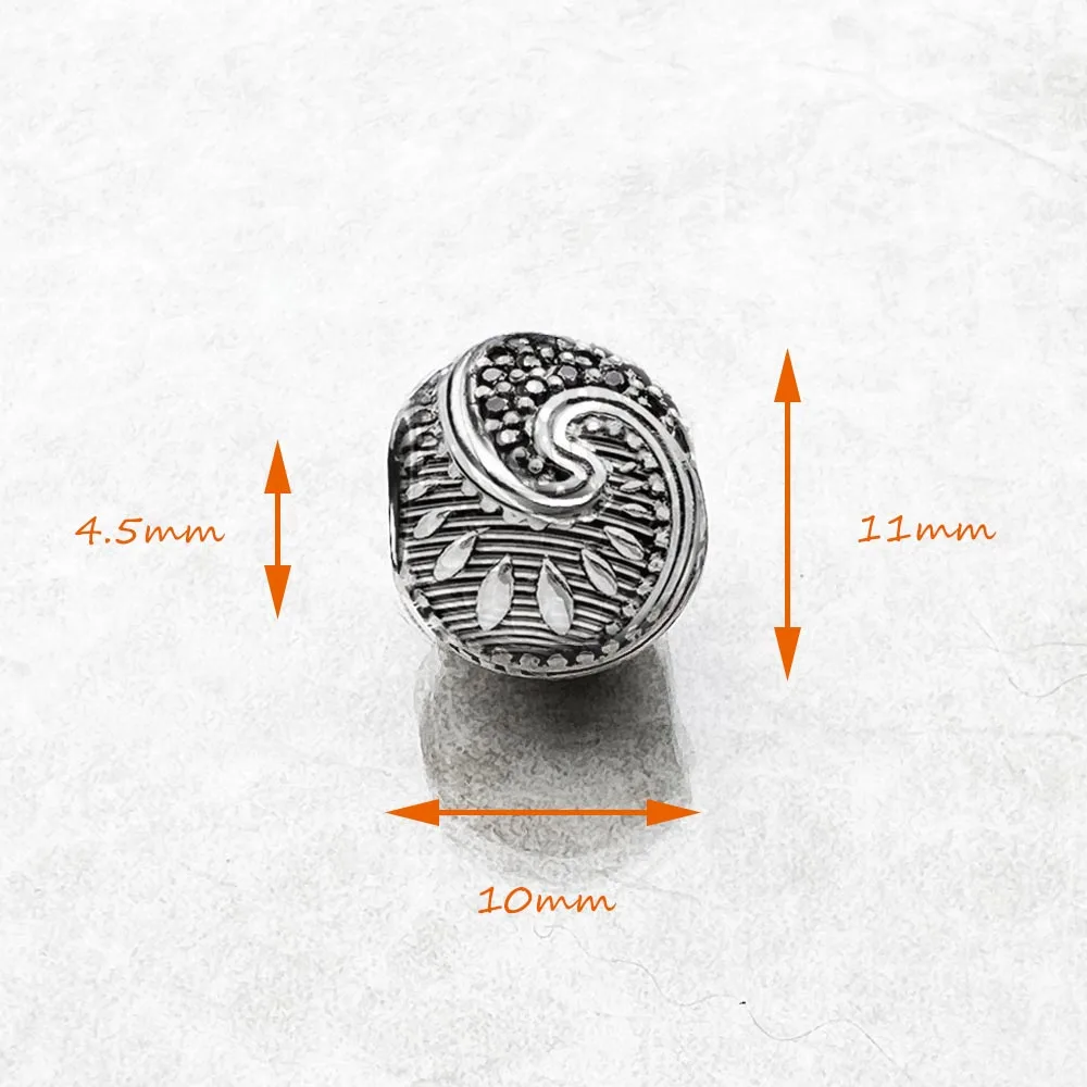 Beads Maori 925 Sterling Silver Karma Charms European Jewelry Accessories