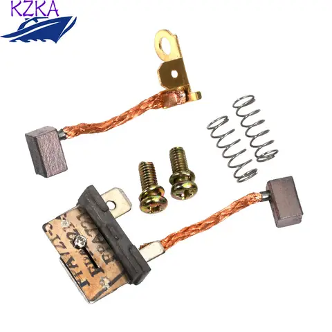 6H1-43891 6H1-43892 Yamaha 보트 트림 모터 용 브러시 세트 2 스트로크 4 스트로크 50-90HP 6H1-43891-00 6H1-43892-00 부품 교체