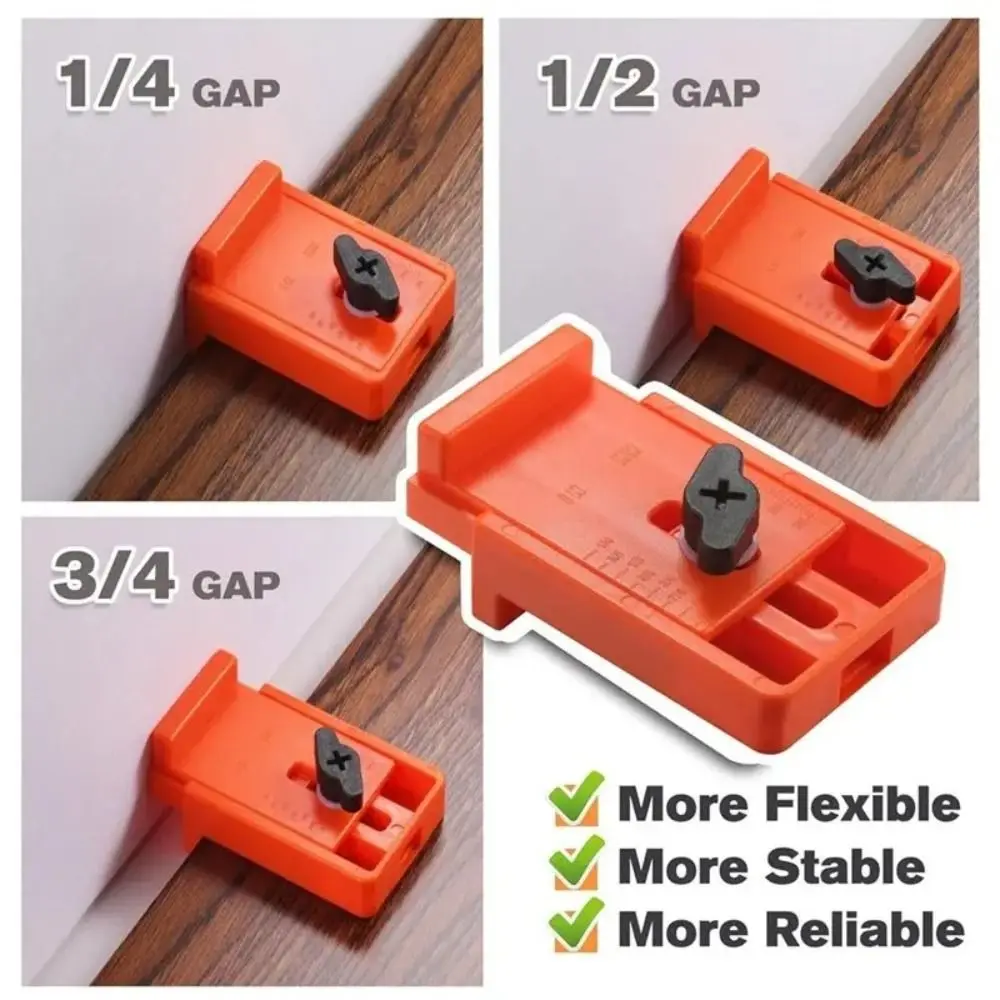 12pcs Upgraded 6-25mm Flooring Spacers Stable Wide-Base Multi-Purpose Gap Spacers Non-slip Adjustable Flooring Tools Home