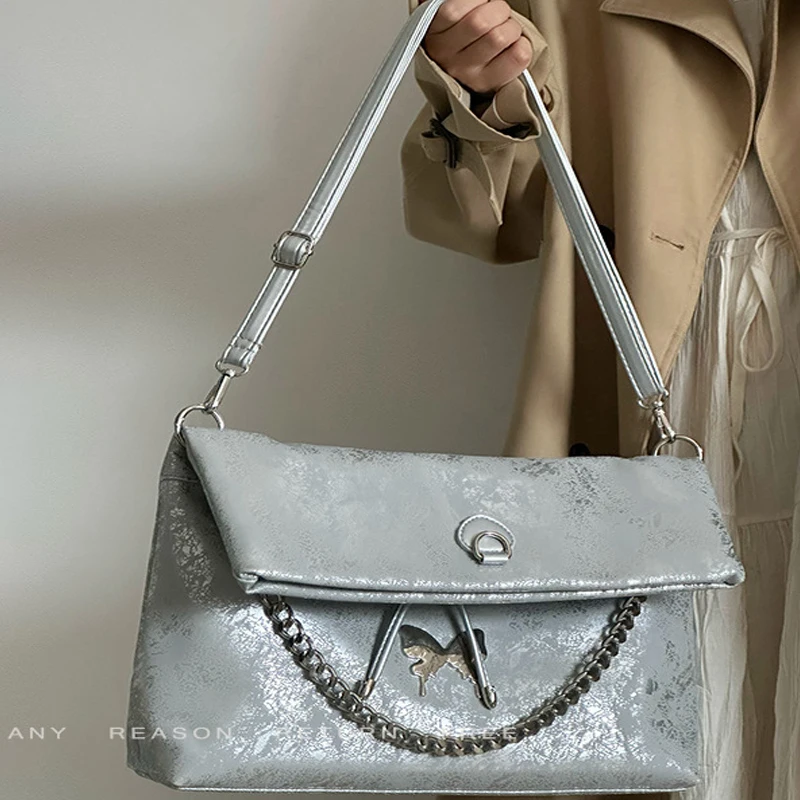 حقيبة الإبط للركاب ذات سعة كبيرة للنساء 2024 حقيبة كروس بكتف واحد جديدة حقيبة كتف راقية