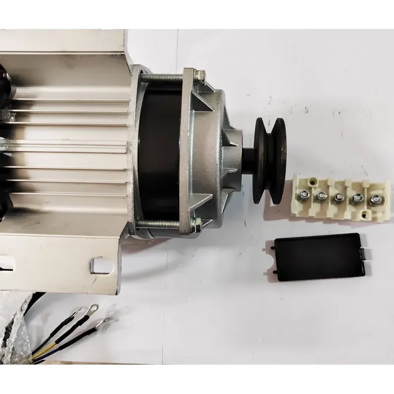 

48V500W permanent magnet brushless DC motor with A-groove pulley BM 1418ZFF350W650W