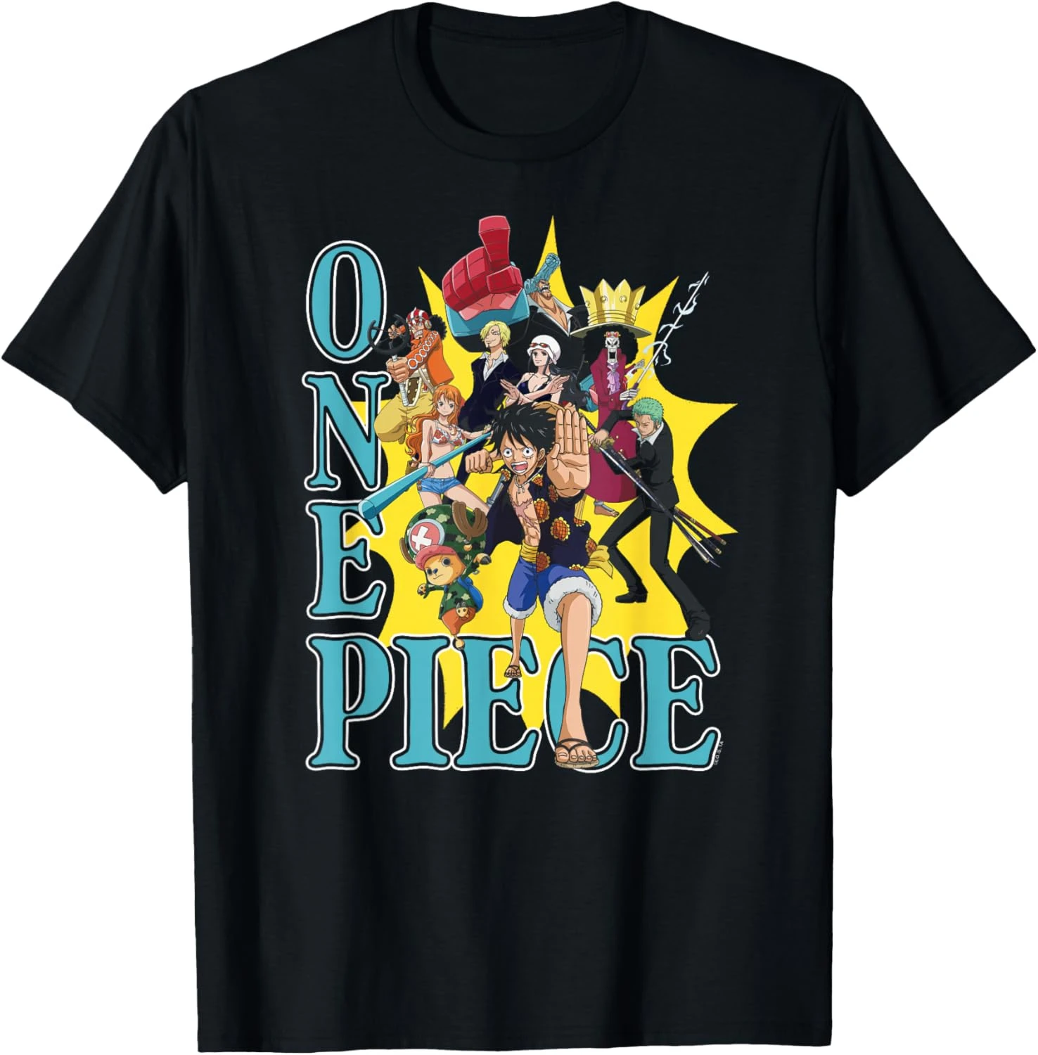Camiseta de Verano 2026 de ONE PIECE con Estampado de Monkey D. Luffy, de Manga Corta, Holgada, de Algodón Puro, para Niños, Unisex, Estilo Casual Y2K